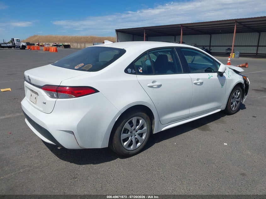 2020 Toyota Corolla VIN 5YFEPRAE1LP097364 IAAI salvage auction — FRONT END, Salvage Title, sold $3,050 on 2026-07-31 (photo 4)