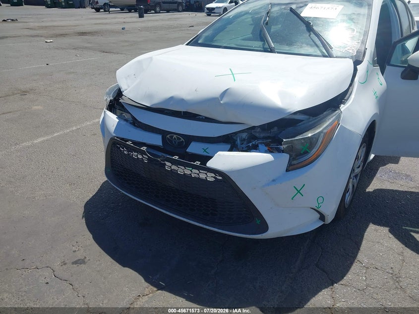 2020 Toyota Corolla VIN 5YFEPRAE1LP097364 IAAI salvage auction — FRONT END, Salvage Title, sold $3,050 on 2026-07-31 (photo 6)