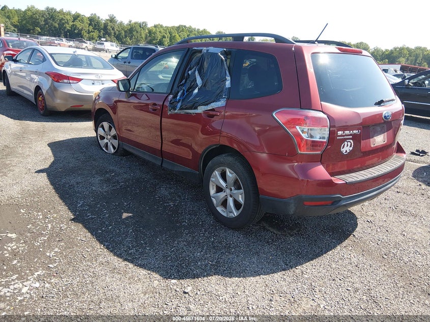 2014 Subaru Forester VIN JF2SJAEC9EH505463 IAAI salvage auction — NORMAL WEAR, Clear (Pennsylvania), sold $225 on 2026-07-30 (photo 3)