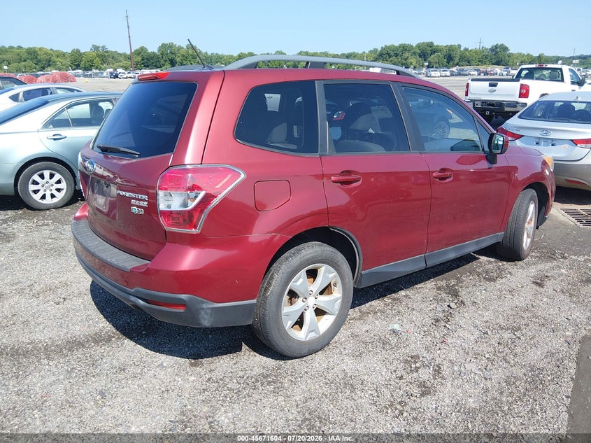 2014 Subaru Forester VIN JF2SJAEC9EH505463 IAAI salvage auction — NORMAL WEAR, Clear (Pennsylvania), sold $225 on 2026-07-30 (photo 4)