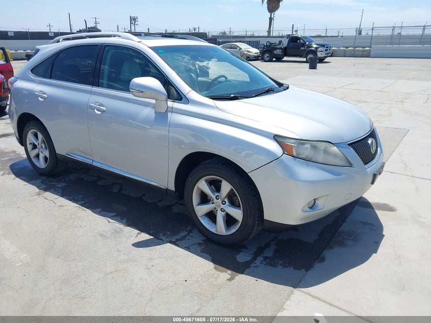 2010 Lexus Rx 350 VIN 2T2BK1BA5AC080056 — IAAI salvage auction photo