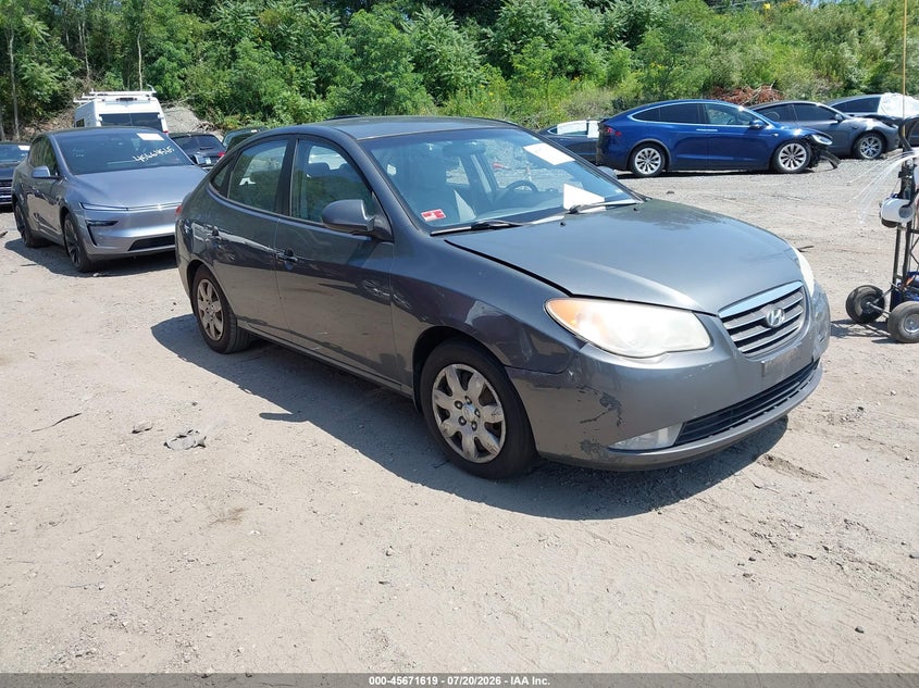 2008 Hyundai Elantra VIN KMHDU46D38U349225 IAAI salvage auction — FRONT END, Clear (Rhode Island), sold $225 on 2026-07-28 (photo 1)