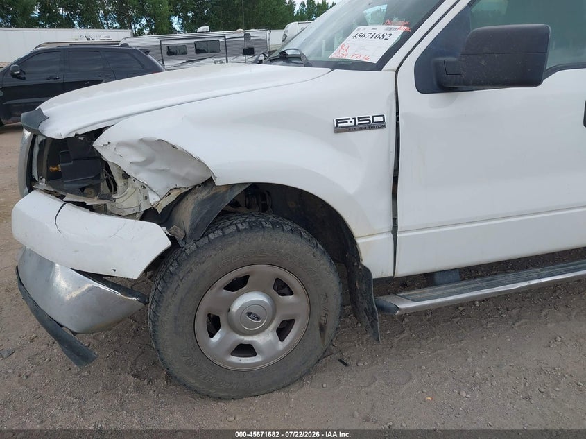 2008 Ford F-150 VIN 1FTPW14V48FB22281 IAAI salvage auction — LEFT FRONT, Clear (Wyoming), sold $350 on 2026-09-11 (photo 6)