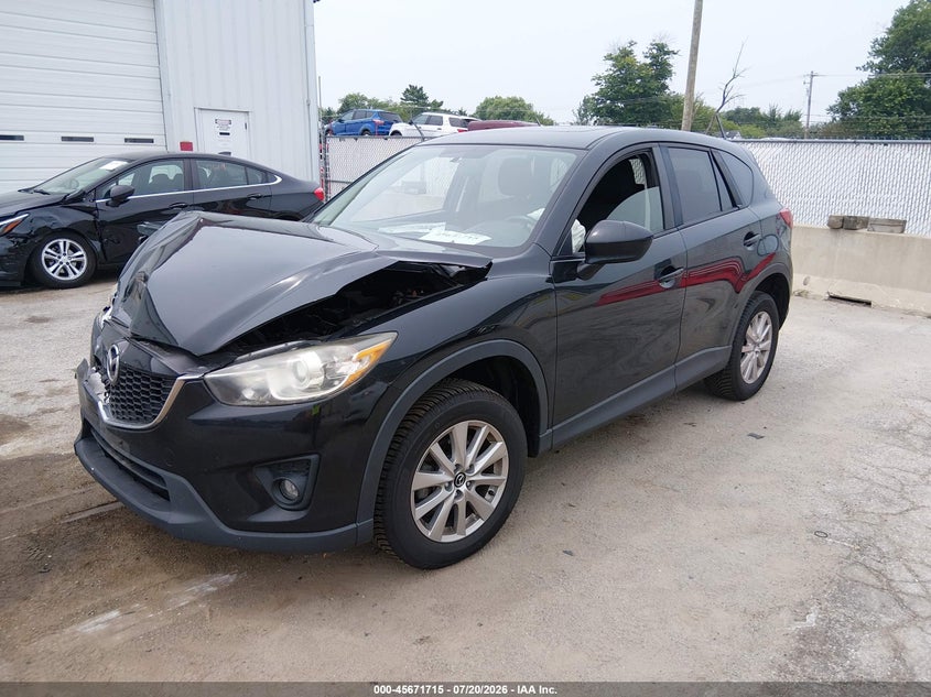 2014 Mazda Cx-5 VIN JM3KE4CY4E0422578 IAAI salvage auction — RIGHT FRONT, Salvage Title, sold $1,750 on 2026-09-01 (photo 2)
