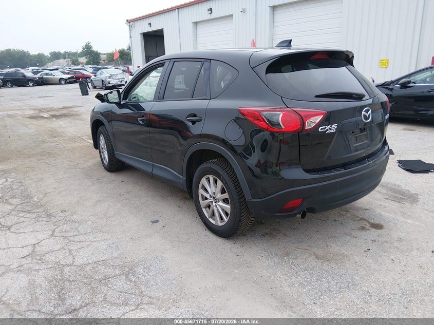 2014 Mazda Cx-5 VIN JM3KE4CY4E0422578 IAAI salvage auction — RIGHT FRONT, Salvage Title, sold $1,750 on 2026-09-01 (photo 3)