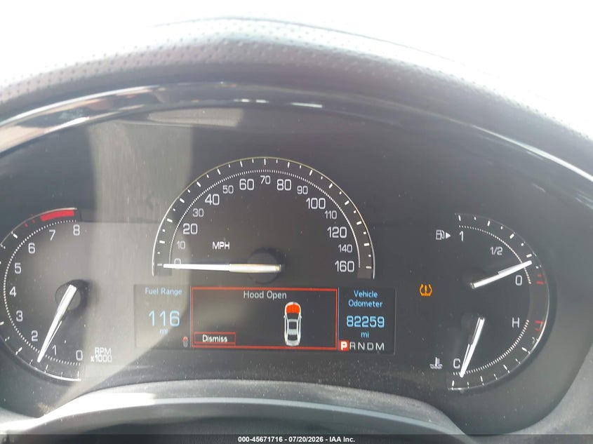 2018 Cadillac Xts VIN 2G61M5S37J9131238 IAAI salvage auction — HAIL, Salvage (Ohio), sold $5,900 on 2026-07-25 (photo 7)