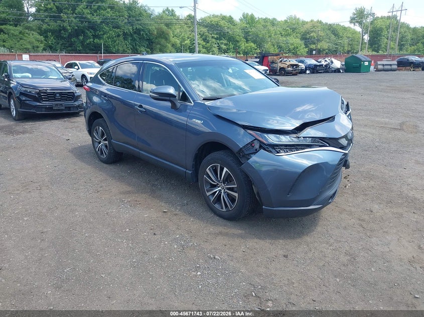 2021 Toyota Venza VIN JTEAAAAH6MJ017862 — IAAI salvage auction photo
