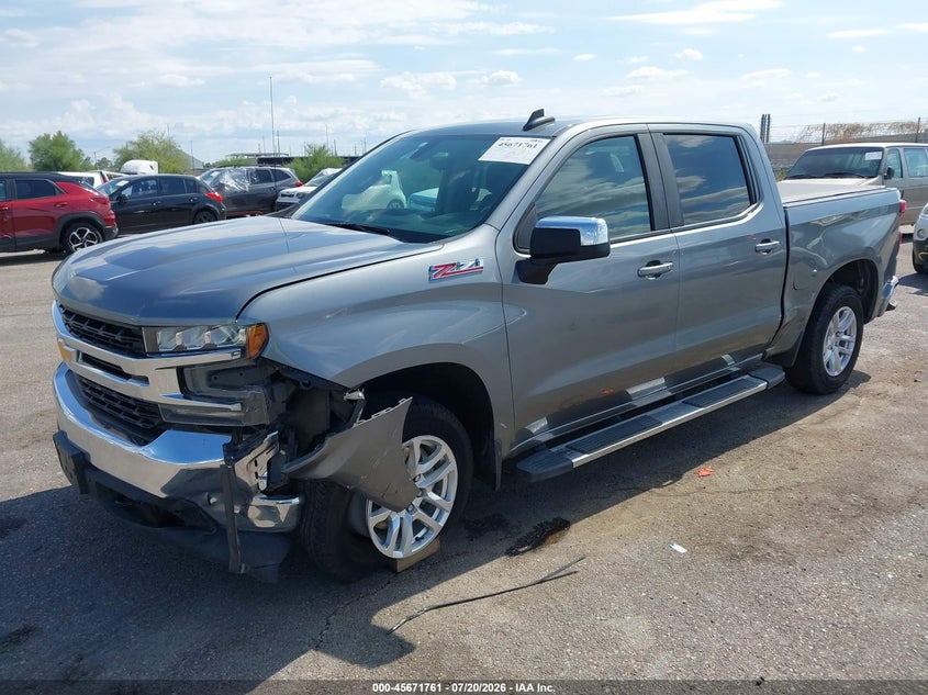 2019 Chevrolet Silverado VIN 3GCUYDED7KG179892 IAAI salvage auction — LEFT FRONT, Salvage Title, sold $9,900 on 2026-07-31 (photo 2)