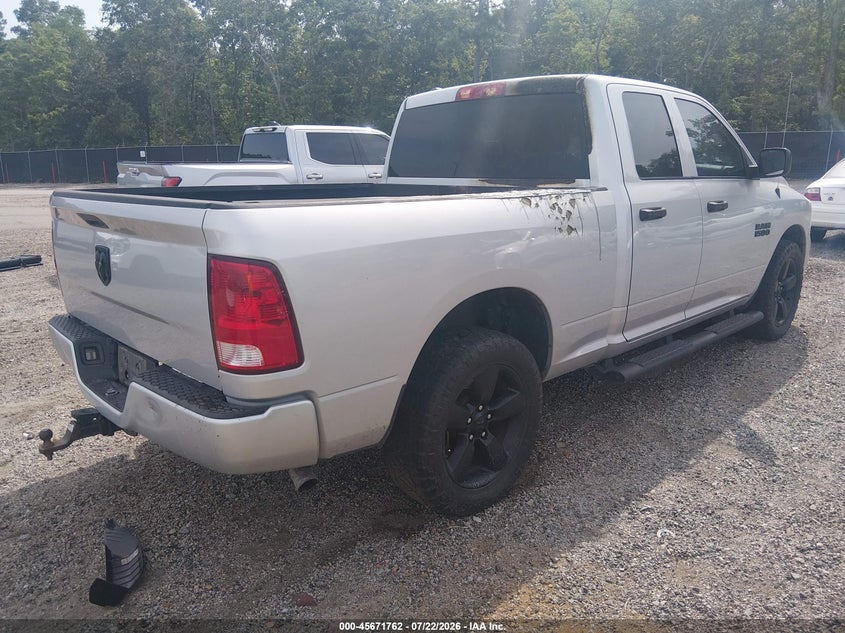 2018 Ram 1500 VIN 1C6RR6FG2JS337285 IAAI salvage auction — EXTERIOR BURN, Wait Title, sold $3,750 on 2026-10-08 (photo 4)