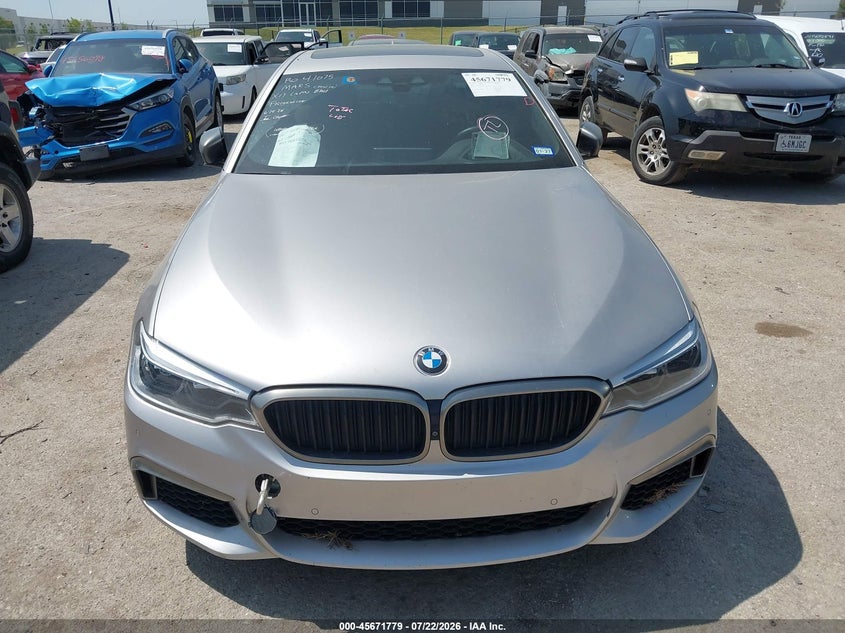 2020 BMW 5er VIN WBAJS7C03LCD45481 IAAI salvage auction — WATER/FLOOD, Wait Title, sold $14,600 on 2026-08-05 (photo 6)