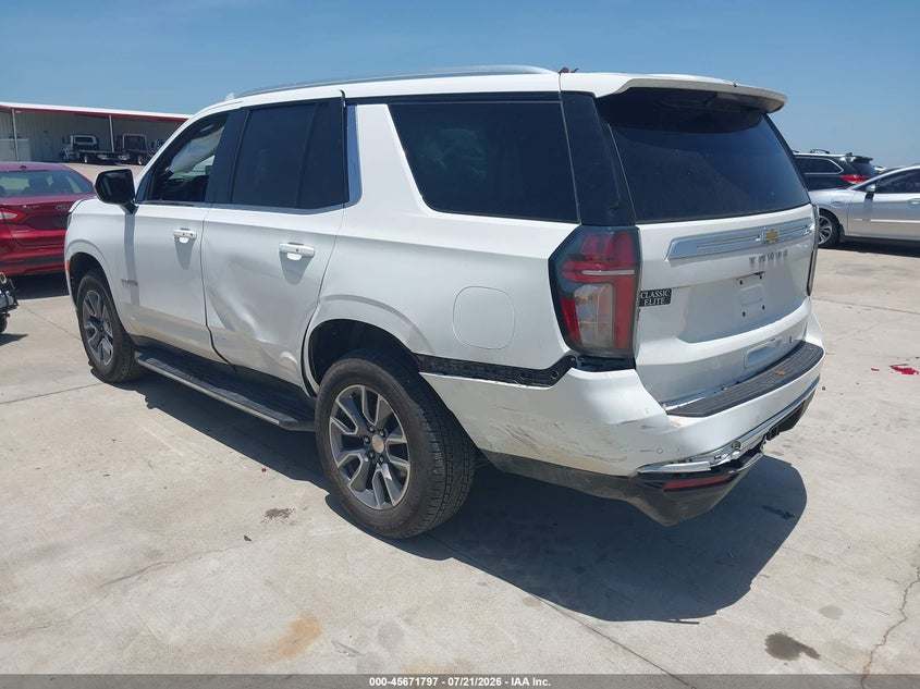 2024 Chevrolet Tahoe VIN 1GNSCMKD3RR364114 IAAI salvage auction — REAR END, Salvage (Texas), sold $25,200 on 2026-09-25 (photo 3)