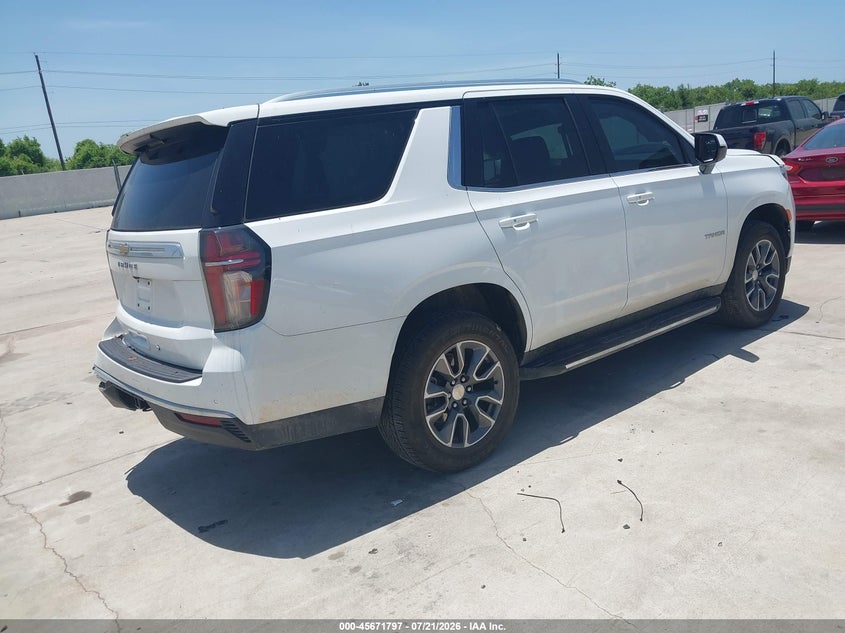 2024 Chevrolet Tahoe VIN 1GNSCMKD3RR364114 IAAI salvage auction — REAR END, Salvage (Texas), sold $25,200 on 2026-09-25 (photo 4)