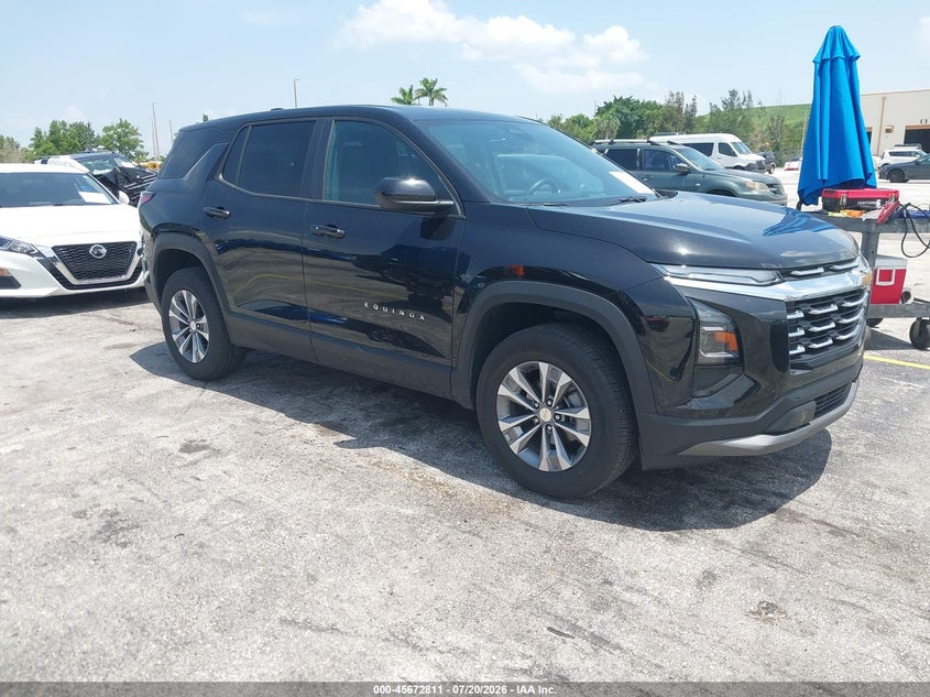 2026 Chevrolet Equinox VIN 3GNAXHEG0TL288315 IAAI salvage auction — LEFT REAR, Clear (Florida), sold $7,600 on 2026-07-29 (photo 1)