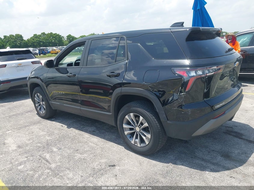 2026 Chevrolet Equinox VIN 3GNAXHEG0TL288315 IAAI salvage auction — LEFT REAR, Clear (Florida), sold $7,600 on 2026-07-29 (photo 3)