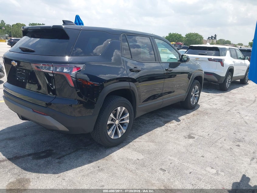 2026 Chevrolet Equinox VIN 3GNAXHEG0TL288315 IAAI salvage auction — LEFT REAR, Clear (Florida), sold $7,600 on 2026-07-29 (photo 4)