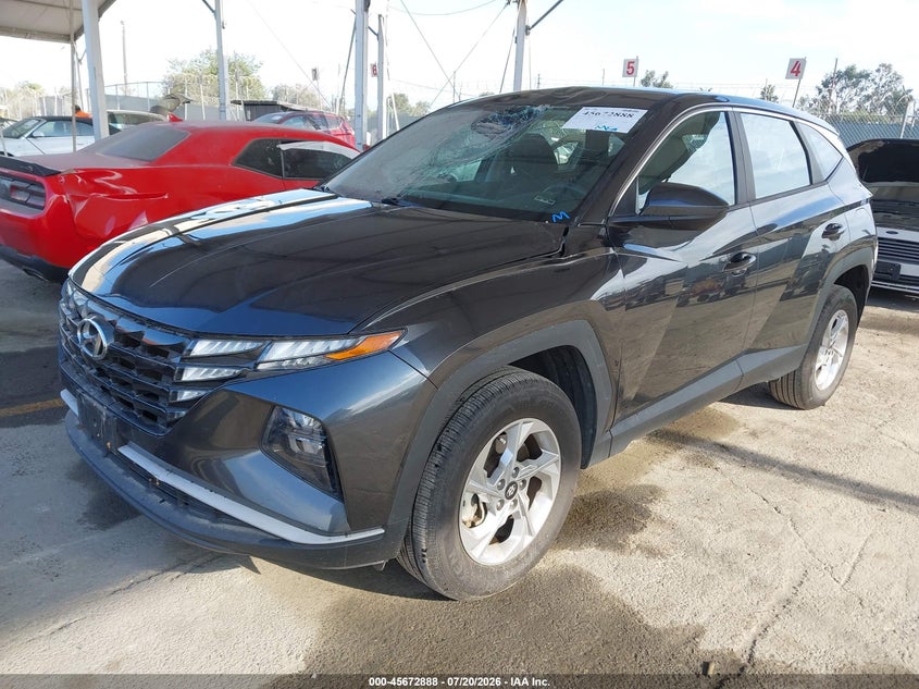 2022 Hyundai Tucson VIN 5NMJACAE2NH034008 IAAI salvage auction — ROOF, Salvage (California), sold $4,750 on 2026-07-29 (photo 2)