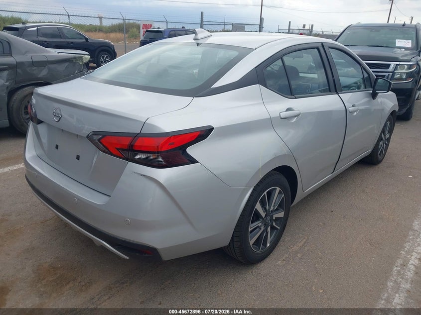 2025 Nissan Versa VIN 3N1CN8EV5SL839359 IAAI salvage auction — FRONT END, Wait Title, sold $9,800 on 2026-08-05 (photo 4)