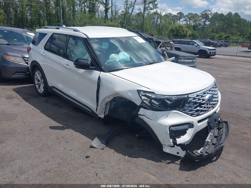 2022 Ford Explorer VIN 1FM5K8HC2NGA33590 — IAAI salvage auction photo