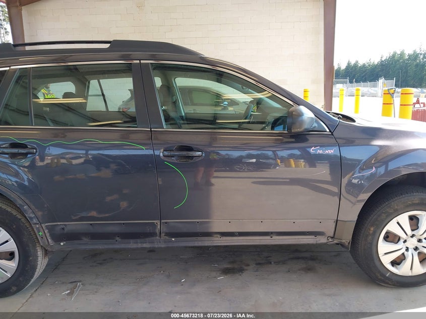 2011 Subaru Outback VIN 4S4BRBAC0B3340359 IAAI salvage auction — LEFT & RIGHT, Bill Of Sale (Washington), sold $1,550 on 2026-08-03 (photo 6)