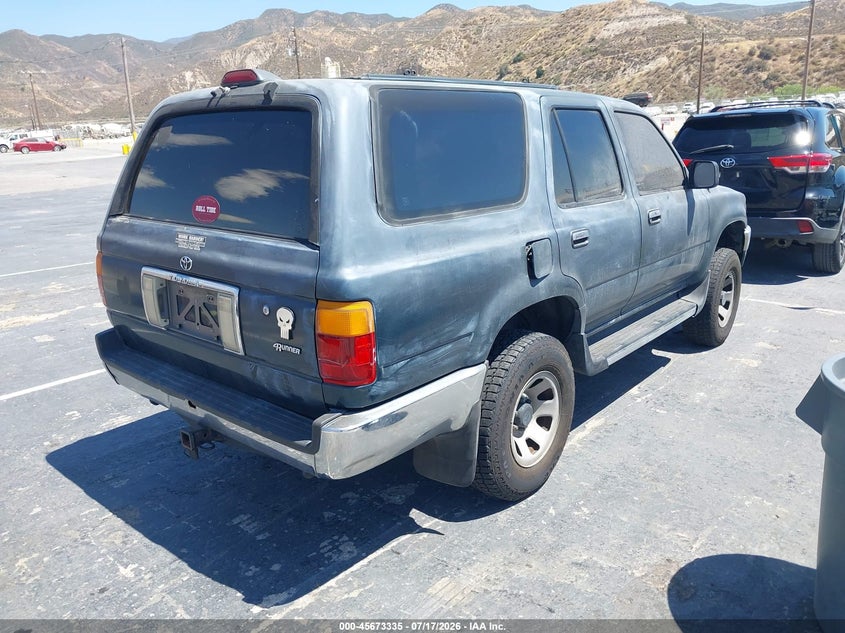 1994 Toyota 4runner VIN JT3VN29V8R0035937 IAAI salvage auction — NORMAL WEAR, Clear - Dealer Only (California), sold $1,625 on 2026-07-29 (photo 4)