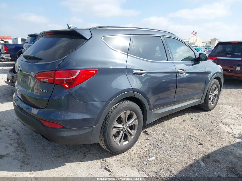 2013 Hyundai Santa fe VIN 5XYZU3LB4DG108230 IAAI salvage auction — NORMAL WEAR, Original (Texas), sold $1,550 on 2026-07-29 (photo 4)
