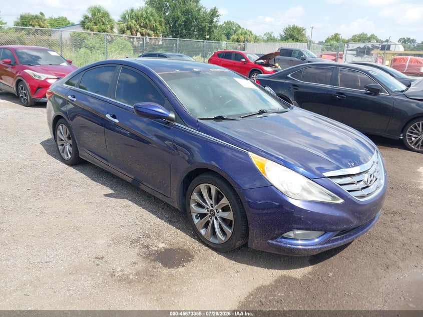 2012 Hyundai Sonata VIN 5NPEC4AC8CH450676 IAAI salvage auction — REAR END, Rebuildable (Florida), sold $25 on 2026-07-29 (photo 1)