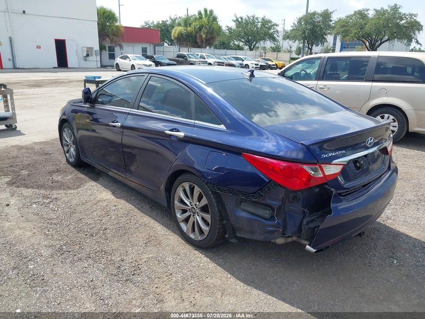 2012 Hyundai Sonata VIN 5NPEC4AC8CH450676 IAAI salvage auction — REAR END, Rebuildable (Florida), sold $25 on 2026-07-29 (photo 3)