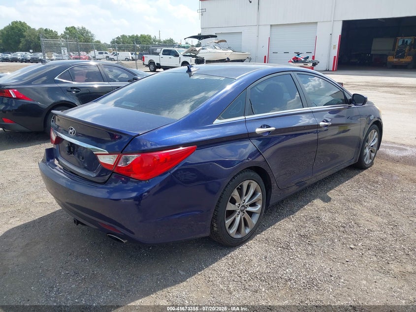 2012 Hyundai Sonata VIN 5NPEC4AC8CH450676 IAAI salvage auction — REAR END, Rebuildable (Florida), sold $25 on 2026-07-29 (photo 4)