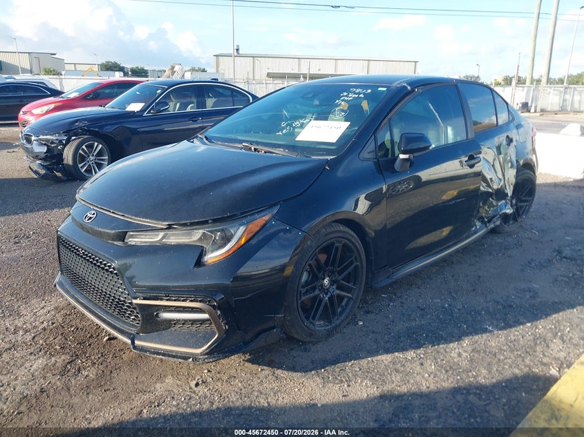 2021 Toyota Corolla VIN 5YFS4MCE4MP084671 IAAI salvage auction — NORMAL WEAR, Clear (Florida), sold $2,250 on 2026-07-28 (photo 2)