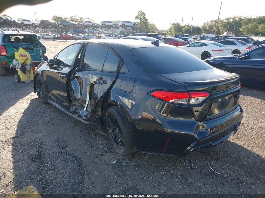 2021 Toyota Corolla VIN 5YFS4MCE4MP084671 IAAI salvage auction — NORMAL WEAR, Clear (Florida), sold $2,250 on 2026-07-28 (photo 3)