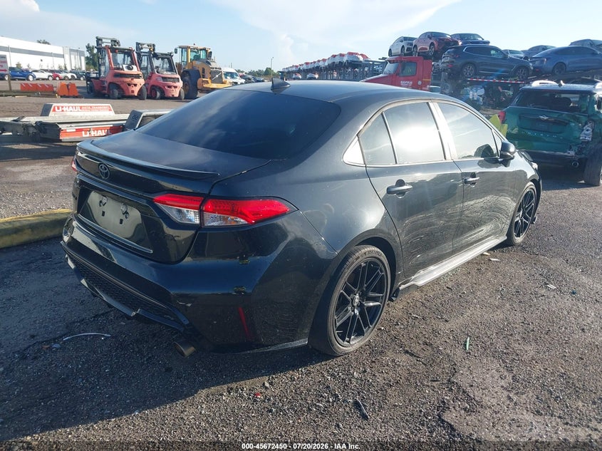 2021 Toyota Corolla VIN 5YFS4MCE4MP084671 IAAI salvage auction — NORMAL WEAR, Clear (Florida), sold $2,250 on 2026-07-28 (photo 4)