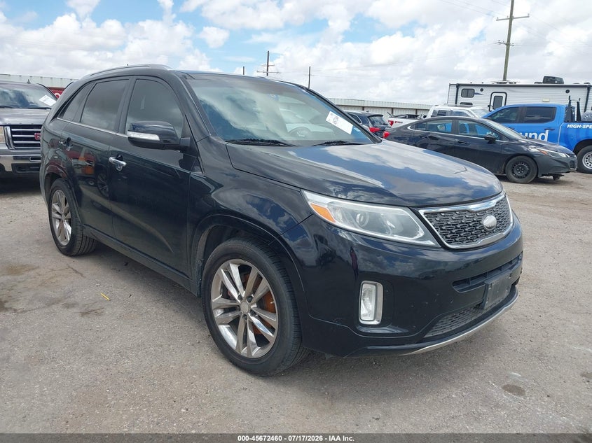 2014 Kia Sorento VIN 5XYKW4A76EG450912 IAAI salvage auction — NORMAL WEAR, Original (Texas), sold $825 on 2026-07-28 (photo 1)
