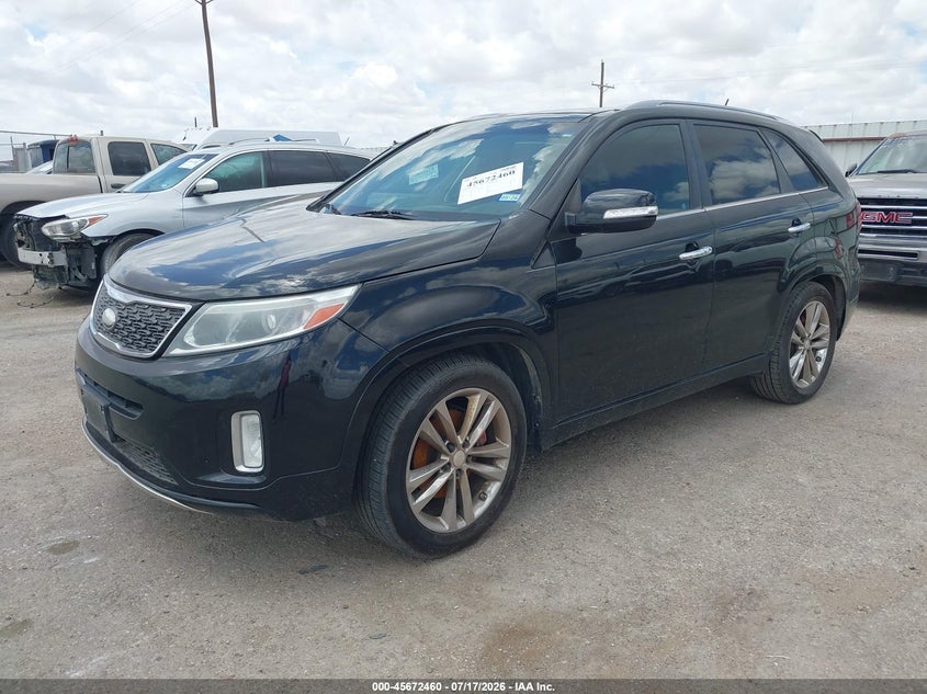 2014 Kia Sorento VIN 5XYKW4A76EG450912 IAAI salvage auction — NORMAL WEAR, Original (Texas), sold $825 on 2026-07-28 (photo 2)
