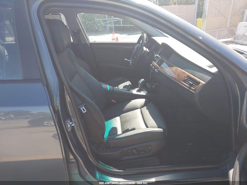 2008 BMW 5 series VIN WBANW53588CT53960 IAAI salvage auction — NORMAL WEAR, Clear - Dealer Only (California), sold $25 on 2026-07-29 (photo 5)