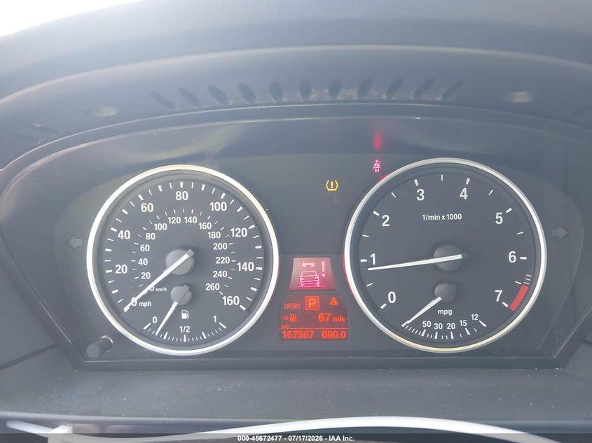 2008 BMW 5 series VIN WBANW53588CT53960 IAAI salvage auction — NORMAL WEAR, Clear - Dealer Only (California), sold $25 on 2026-07-29 (photo 7)