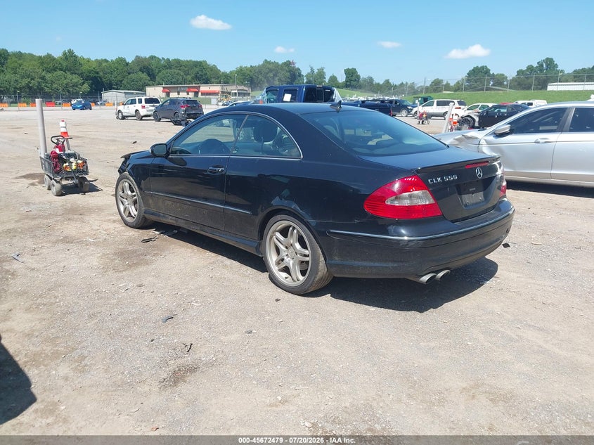 2008 Mercedes-benz Clk-class VIN WDBTJ72H88F252530 IAAI salvage auction — FRONT END, Salvage (Tennessee), sold $700 on 2026-08-12 (photo 3)