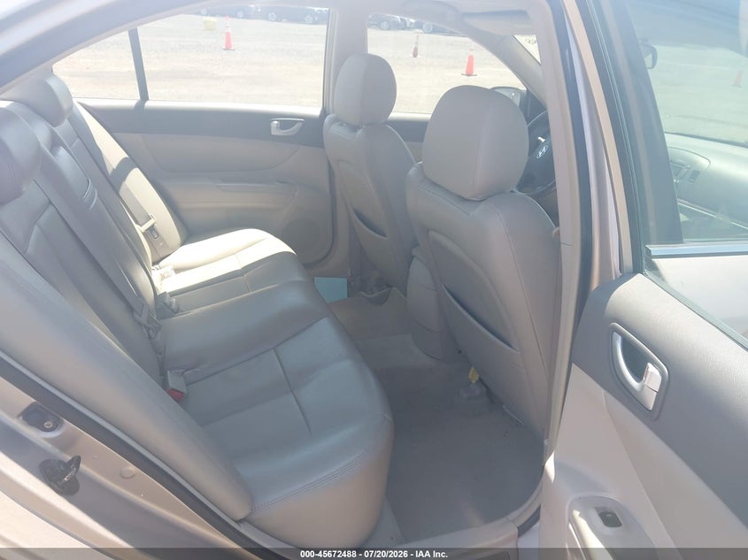 2006 Hyundai Sonata VIN 5NPEU46F96H044300 IAAI salvage auction — LEFT FRONT, Clear (New York), sold $625 on 2026-07-28 (photo 8)