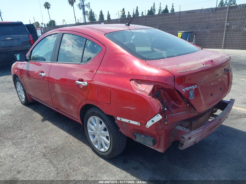 2015 Nissan Versa VIN 3N1CN7AP0FL898505 IAAI salvage auction — FRONT & REAR, Salvage (California), sold $875 on 2026-07-29 (photo 3)