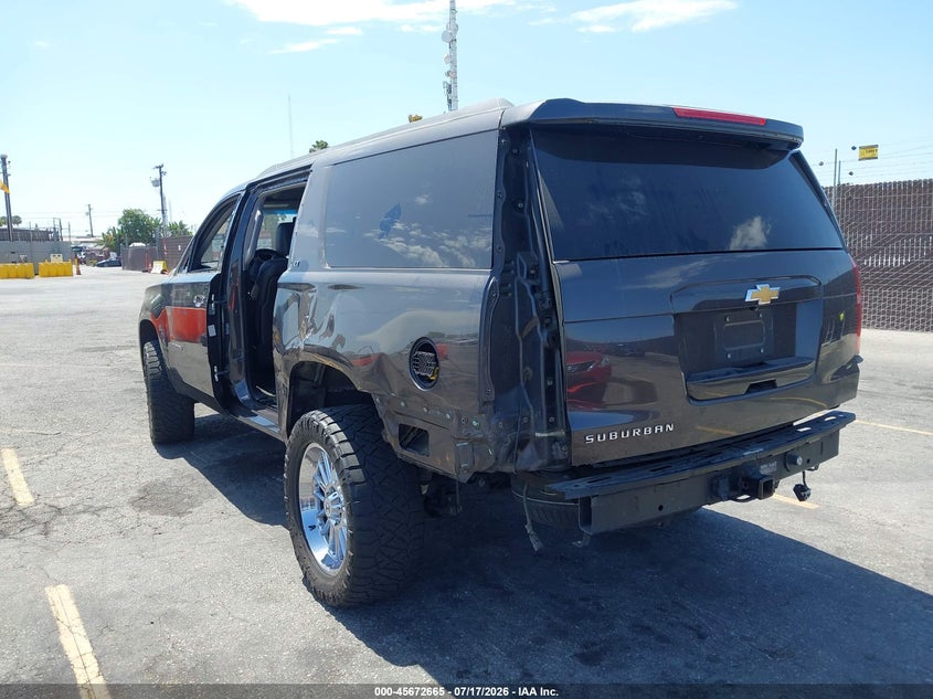 2015 Chevrolet Suburban VIN 1GNSKJKC4FR224187 IAAI salvage auction — LEFT SIDE, Salvage (California), sold $3,400 on 2026-07-29 (photo 3)