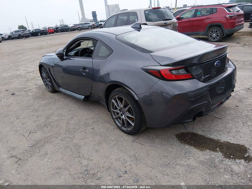 2023 Subaru Brz VIN JF1ZDBB19P9702780 IAAI salvage auction — SIDE, Salvage Title, sold $8,100 on 2026-08-27 (photo 3)