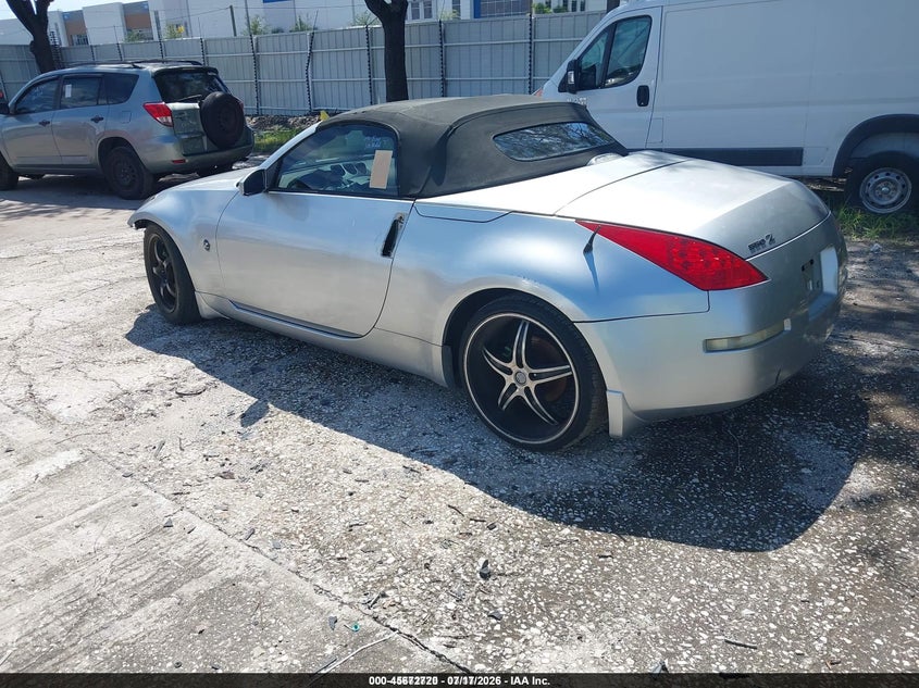 2004 Nissan 350z VIN JN1AZ36A54M253201 IAAI salvage auction — MECHANICAL, Clear (Florida), sold $175 on 2026-07-29 (photo 3)