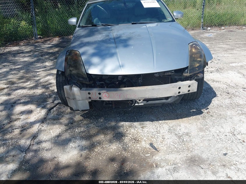 2004 Nissan 350z VIN JN1AZ36A54M253201 IAAI salvage auction — MECHANICAL, Clear (Florida), sold $175 on 2026-07-29 (photo 6)