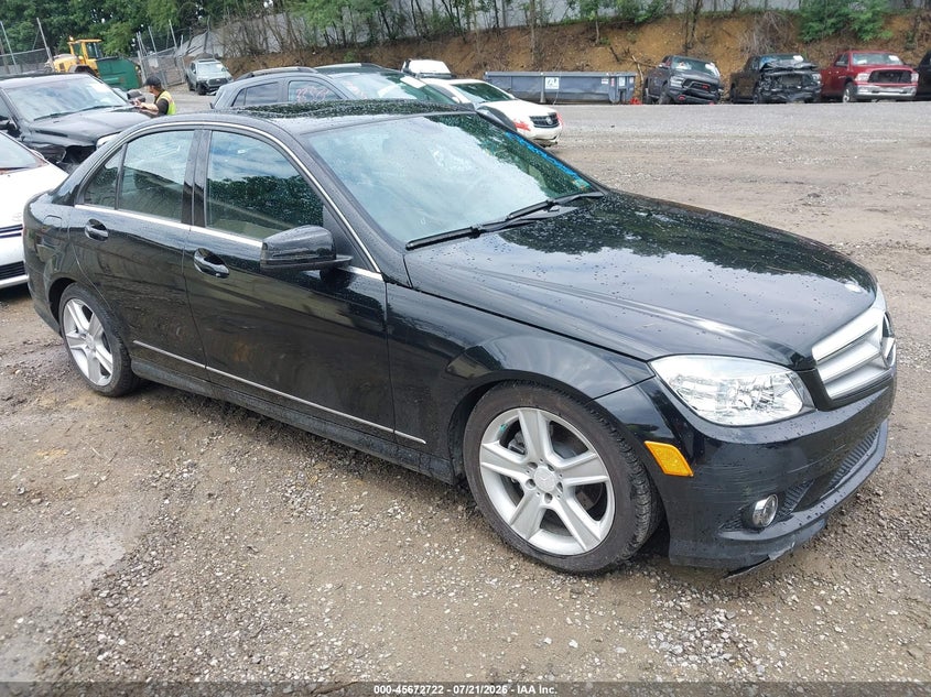 2010 Mercedes-benz C class VIN WDDGF8BB7AR111187 IAAI salvage auction — NORMAL WEAR, Clear (Pennsylvania), sold $825 on 2026-07-28 (photo 1)