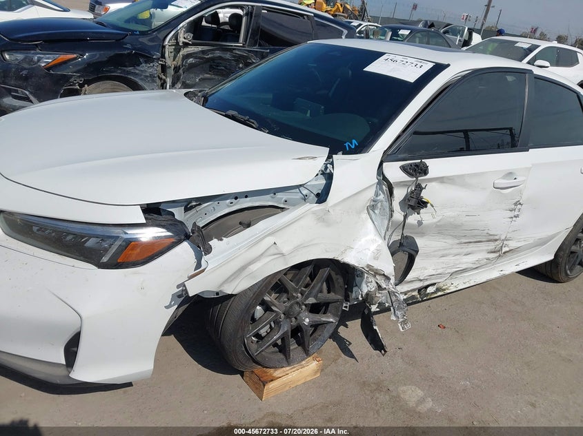 2026 Honda Civic VIN 2HGFE4F85TH323316 IAAI salvage auction — RIGHT FRONT, Salvage Title, sold $9,000 on 2026-08-22 (photo 6)