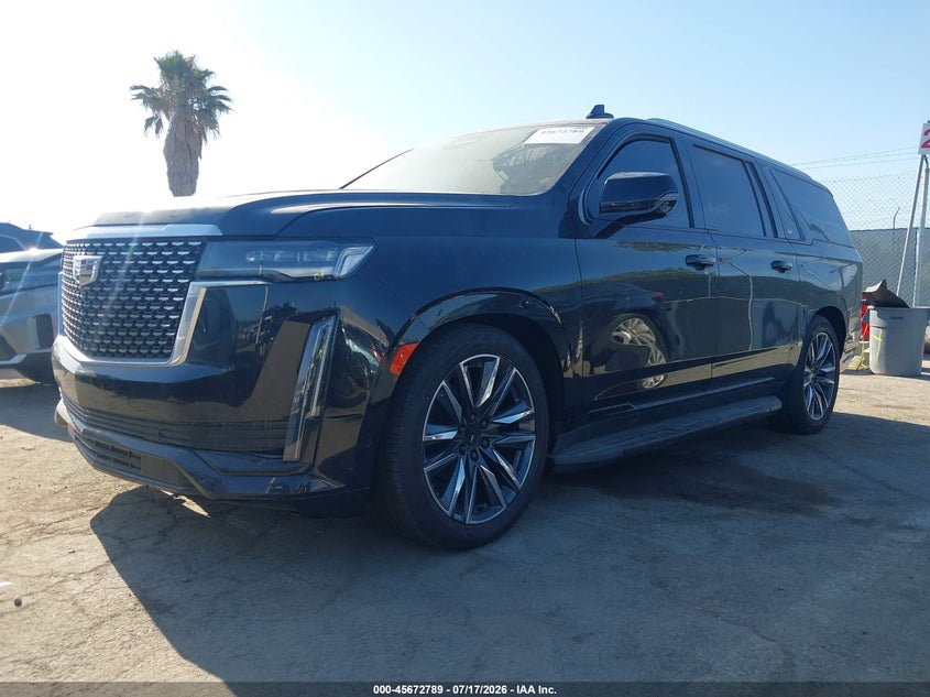 2021 Cadillac Escalade VIN 1GYS3LKL9MR225960 IAAI salvage auction — REPOSSESSION, Salvage Title, sold $11,100 on 2026-07-29 (photo 2)