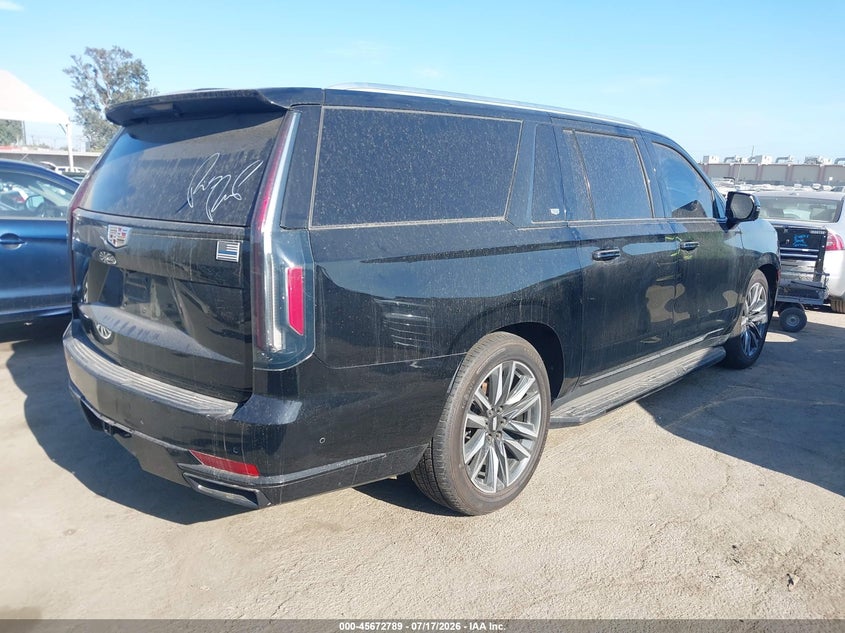 2021 Cadillac Escalade VIN 1GYS3LKL9MR225960 IAAI salvage auction — REPOSSESSION, Salvage Title, sold $11,100 on 2026-07-29 (photo 4)
