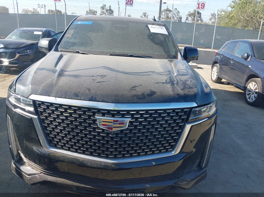 2021 Cadillac Escalade VIN 1GYS3LKL9MR225960 IAAI salvage auction — REPOSSESSION, Salvage Title, sold $11,100 on 2026-07-29 (photo 6)