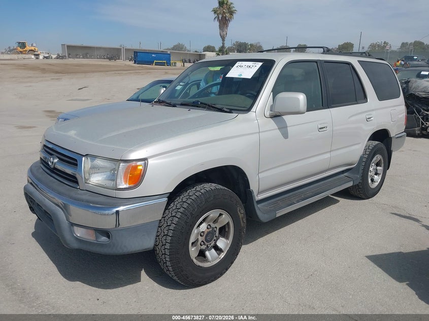 1999 Toyota 4runner VIN JT3GN86R3X0120359 IAAI salvage auction — REAR END, Salvage (California), sold $850 on 2026-07-29 (photo 2)