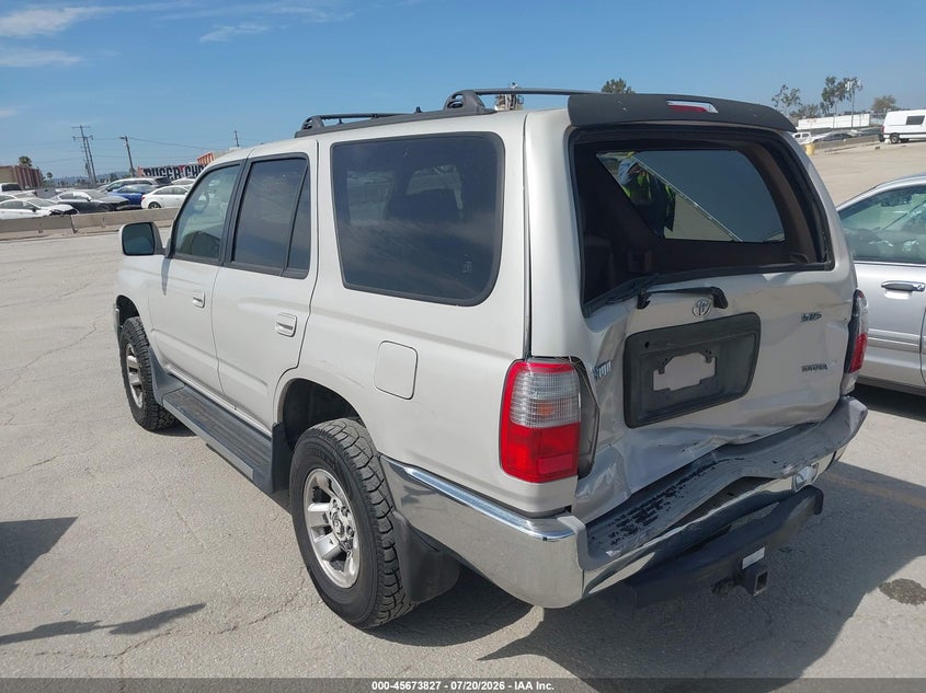 1999 Toyota 4runner VIN JT3GN86R3X0120359 IAAI salvage auction — REAR END, Salvage (California), sold $850 on 2026-07-29 (photo 3)