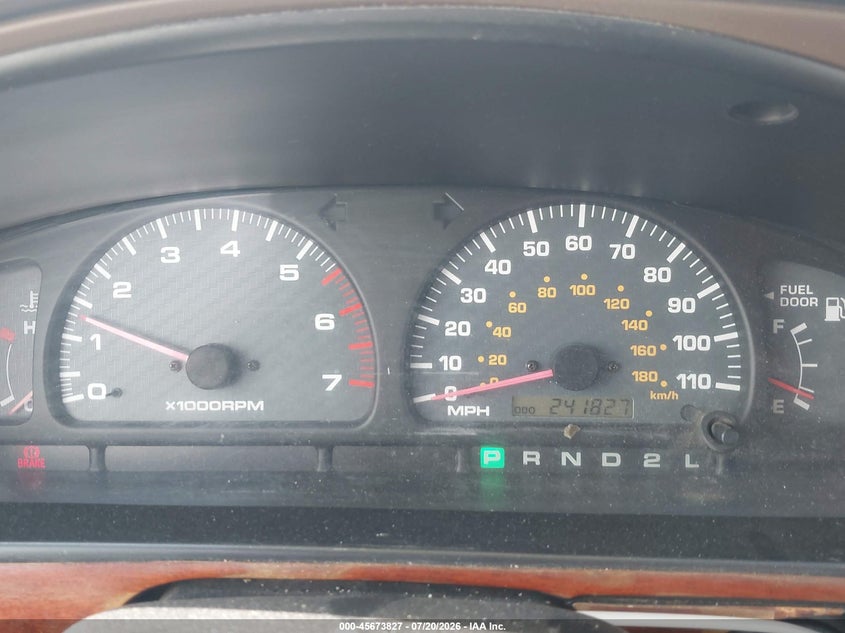 1999 Toyota 4runner VIN JT3GN86R3X0120359 IAAI salvage auction — REAR END, Salvage (California), sold $850 on 2026-07-29 (photo 7)